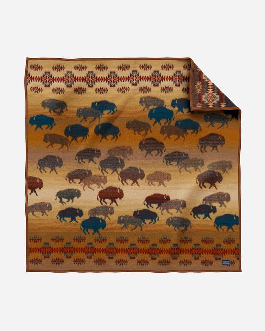 PENDLETON PRAIRIE RUSH HOUR THROW- BROWN BUFFALO
