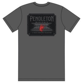 Pendleton Whisky Rodeo Graphic Tee in Asphalt/ Black