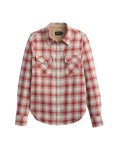 Pendleton Women's Gambler Shirt in Red Aqua Ombre